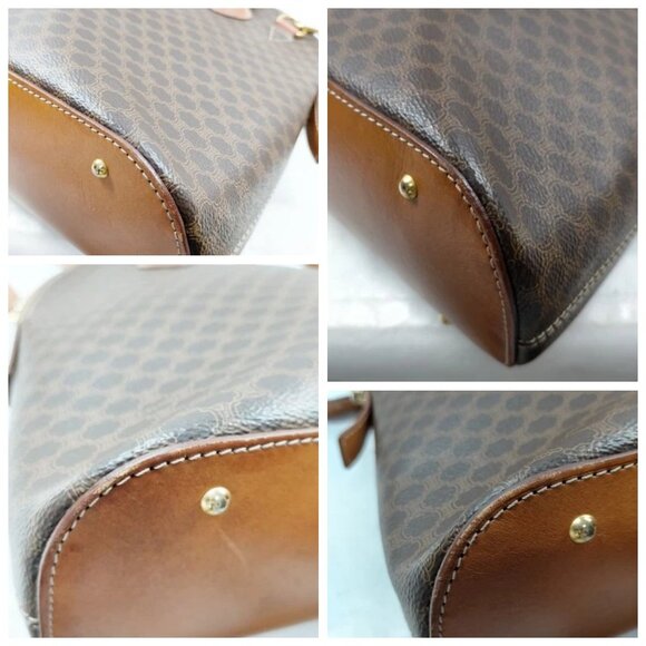 CELINE Hand Bag Brown PVC 450-052925 - Picture 6 of 13